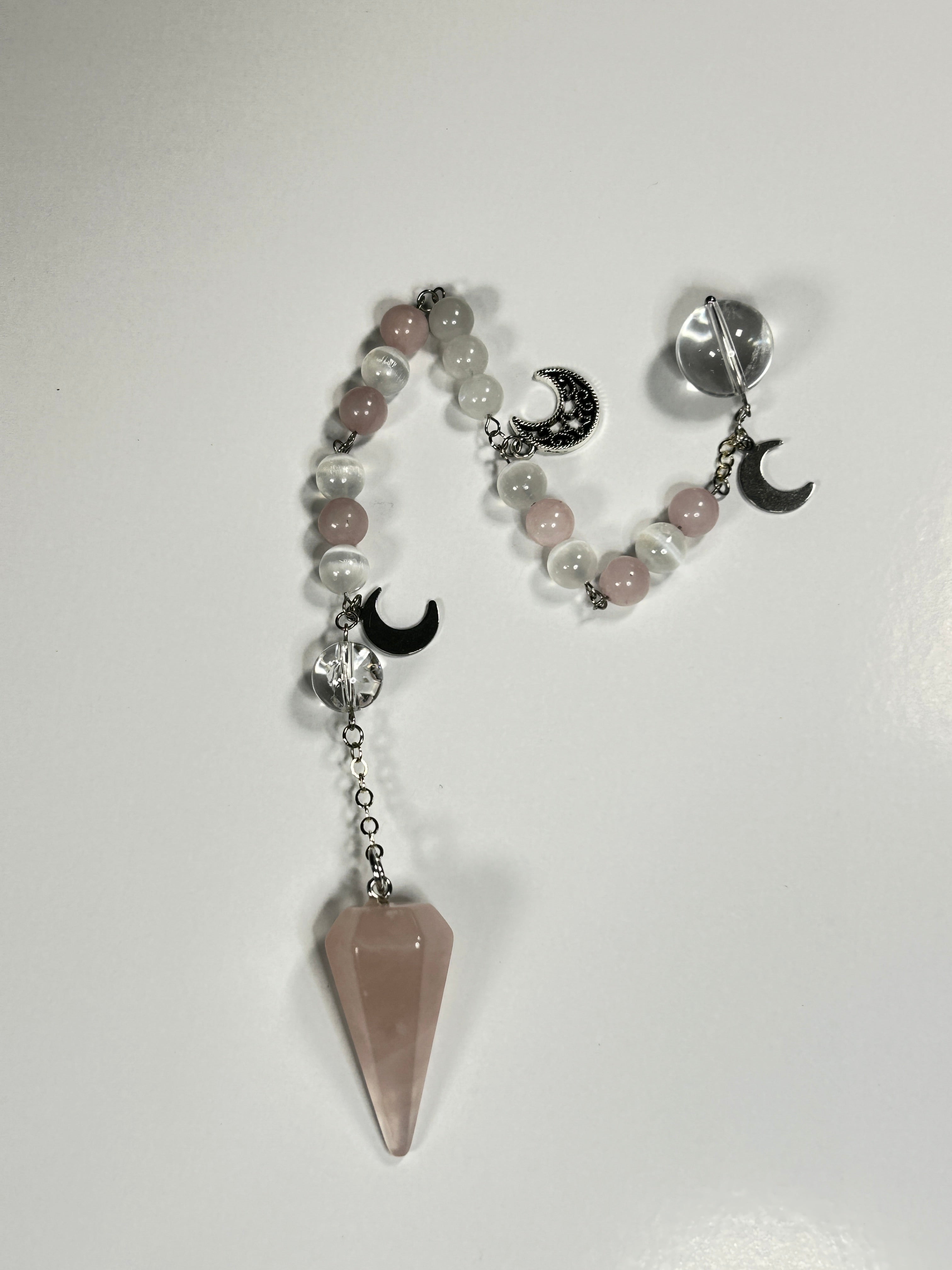 Large Rose Quartz Pendulum