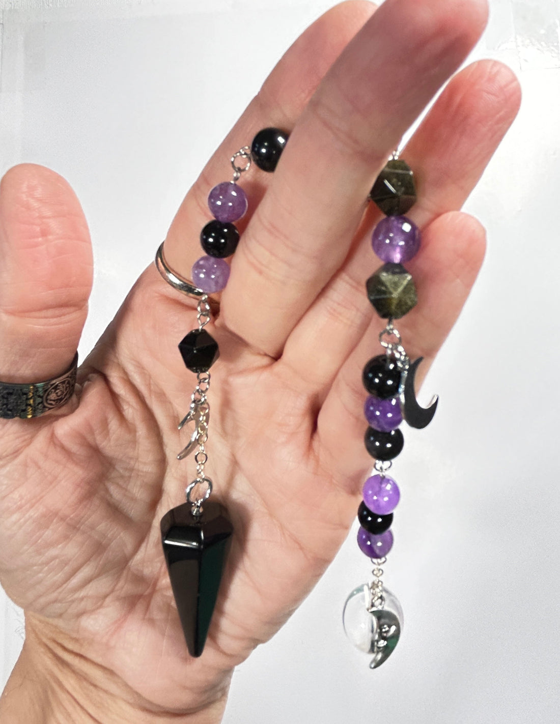 Large Obsidian Pendulum