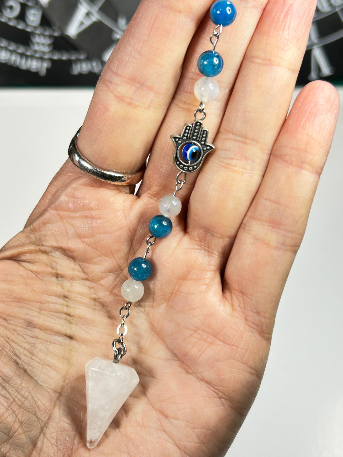 Small Clear Quartz Pendulum