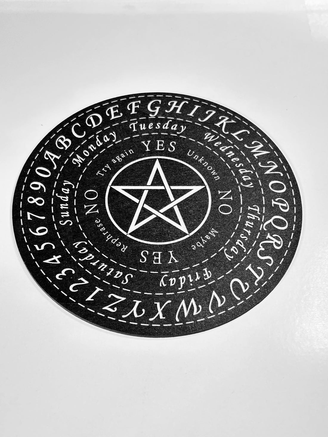 Pentagram Pendulum Board, Double Sided. 6"