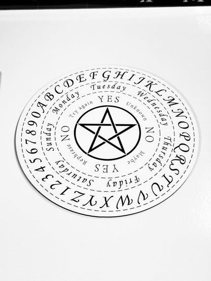 Pentagram Pendulum Board, Double Sided. 6"