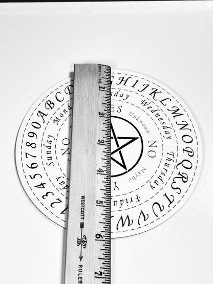 Pentagram Pendulum Board, Double Sided. 6"
