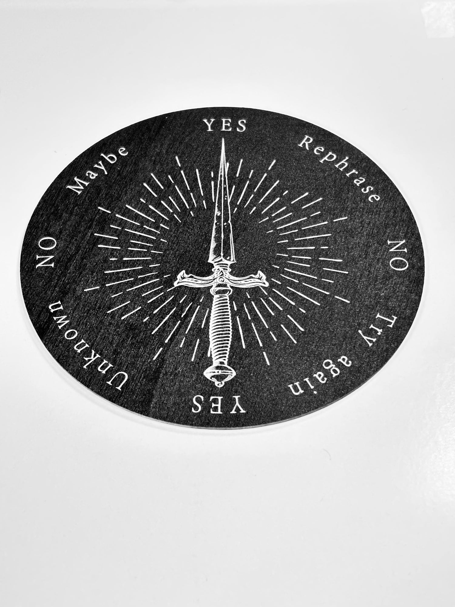 Dagger Pendulum Board, Double Sided. 6"