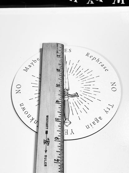 Dagger Pendulum Board, Double Sided. 6"