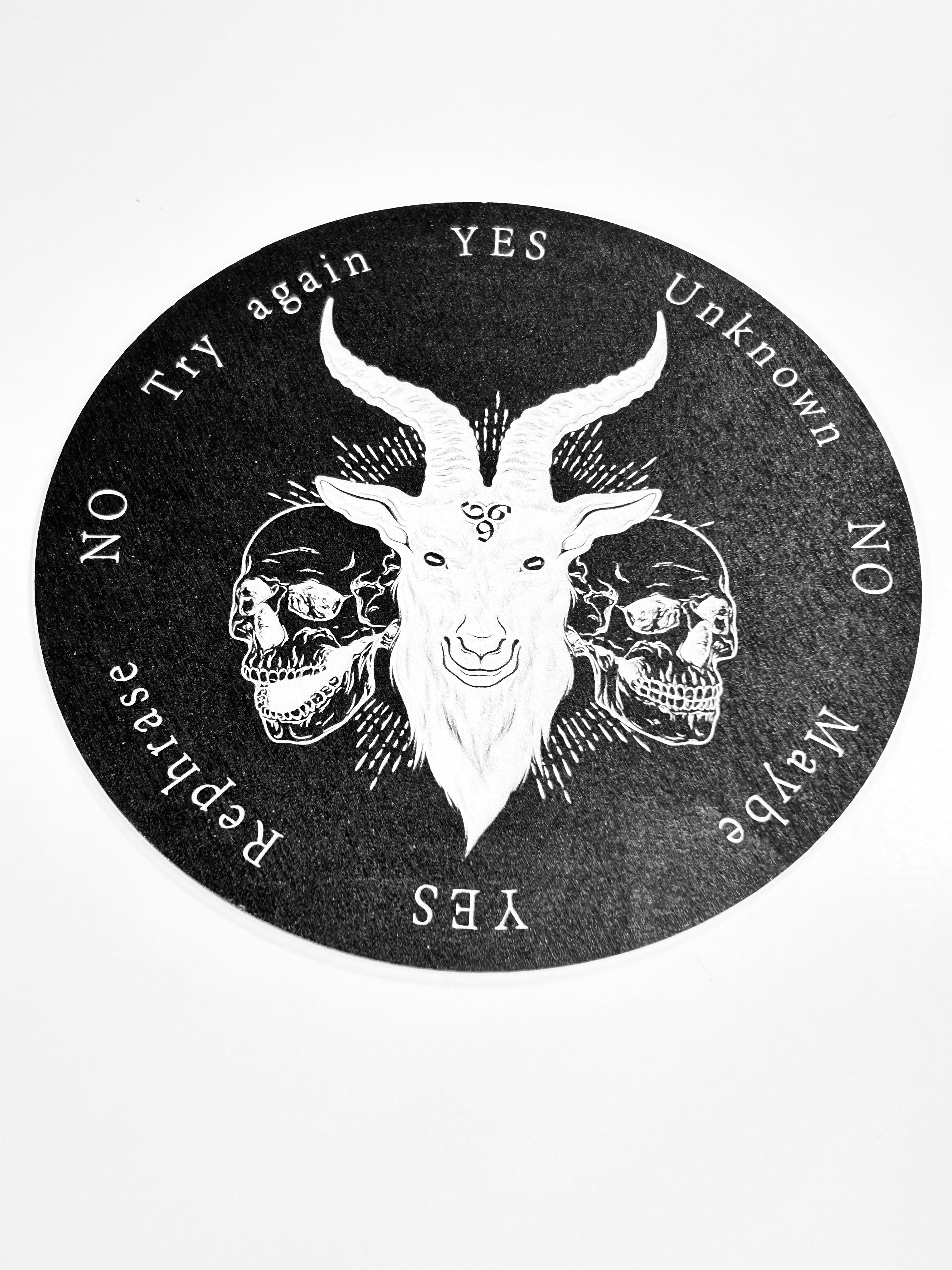 Goat Head Pendulum Board, Double Sided. 6"