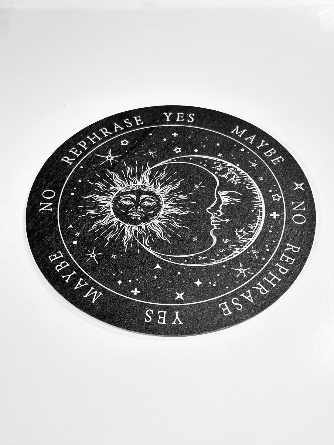 Sun &amp; Moon Pendulum Board, Double Sided. 6"