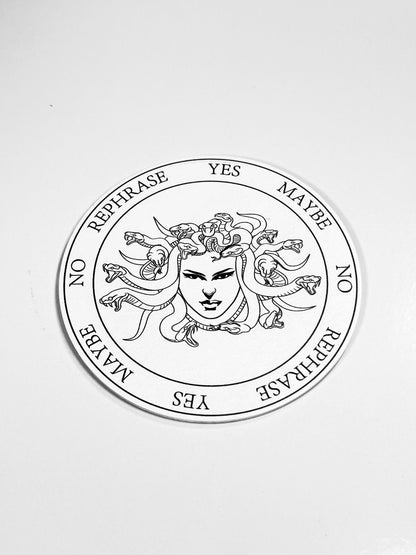 Small Medusa Pendulum Board, Double Sided. 4"