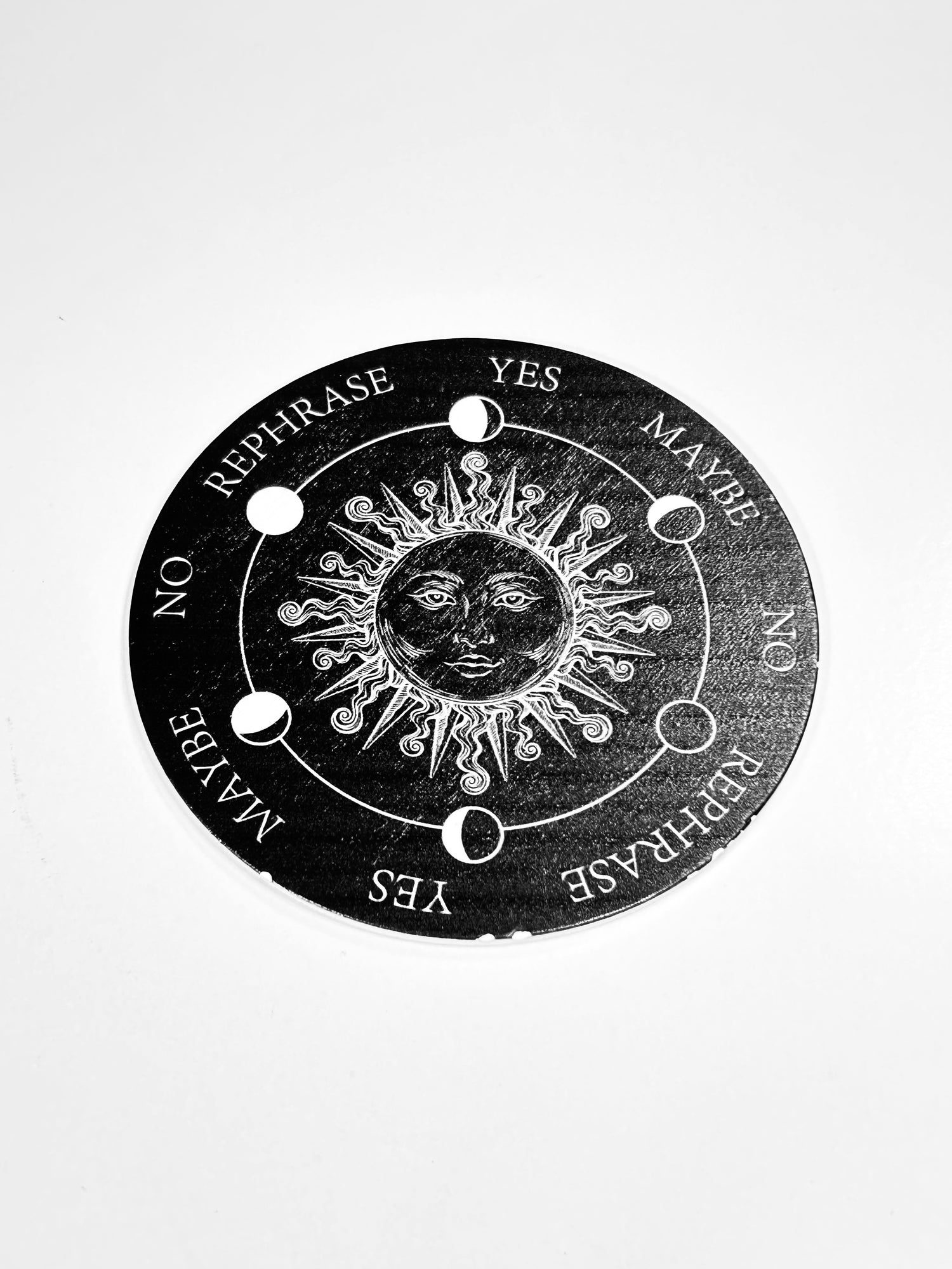 Small Sun Pendulum Board, Double Sided. 4"
