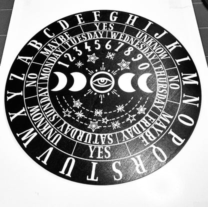 Large Moon Phase Pendulum Board, One Sided. 10"