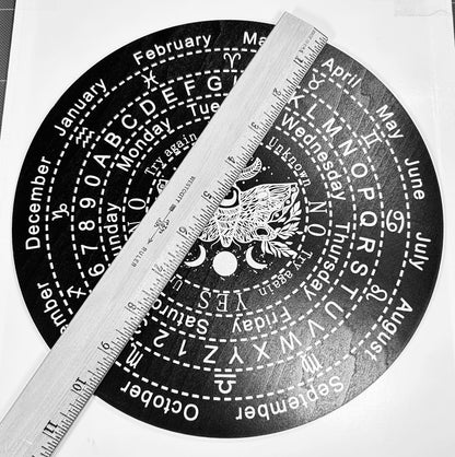 Large Death Head Moth Pendulum Board, One Sided. 10"