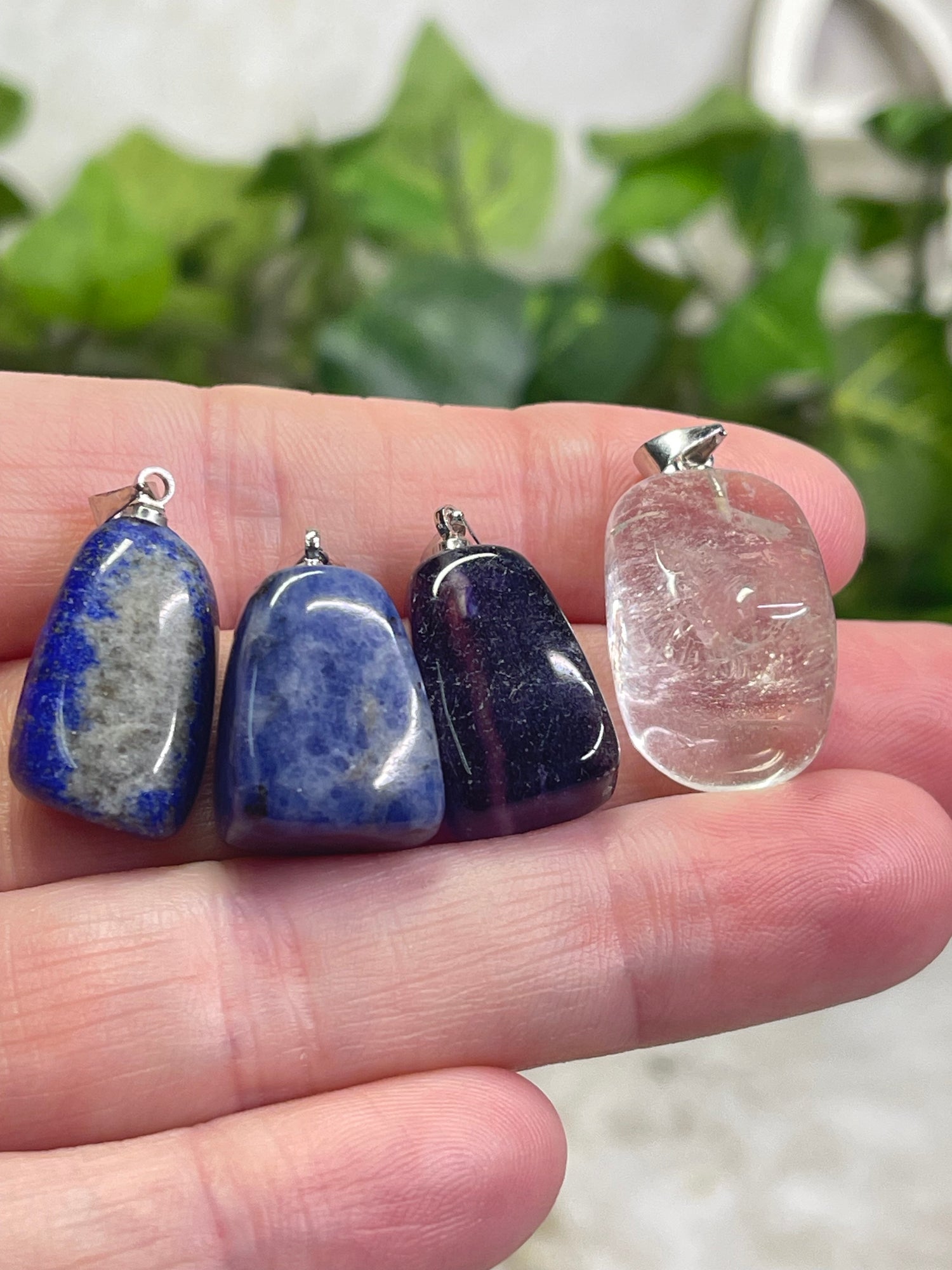 Blue Vibes - Tumble Stone Pendant Bundle