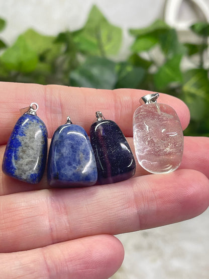 Blue Vibes - Tumble Stone Pendant Bundle