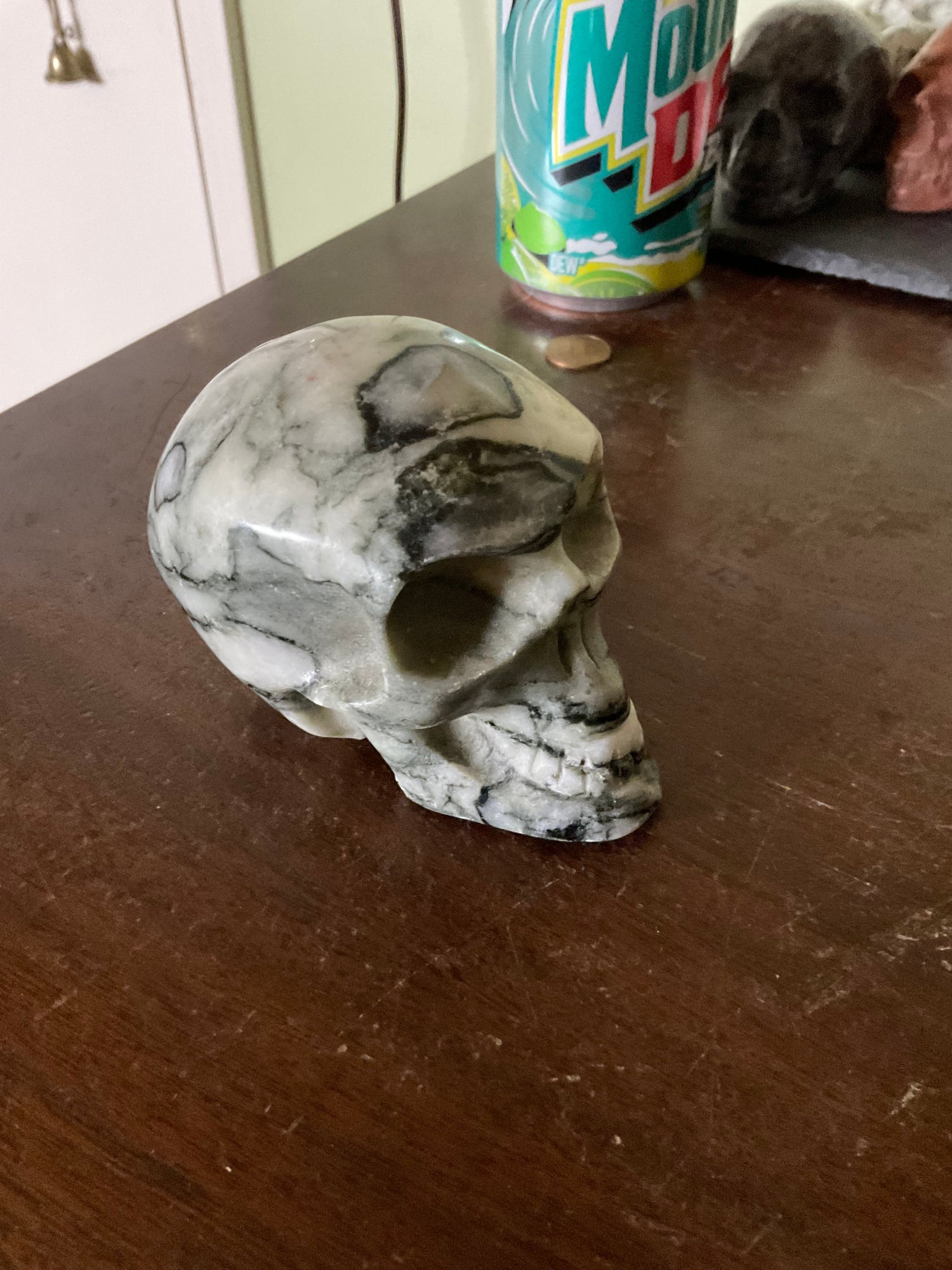 Giant Picasso Jasper Alien Skull