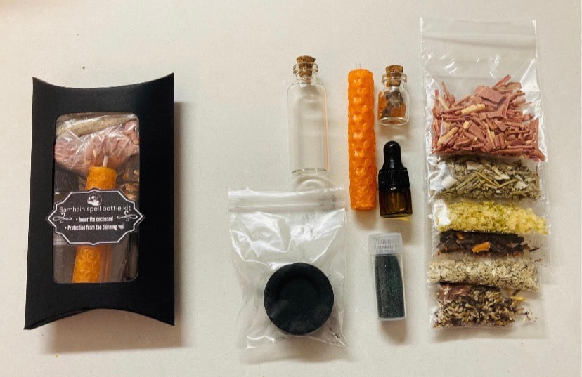 Saimhain mini spell bottle kit
