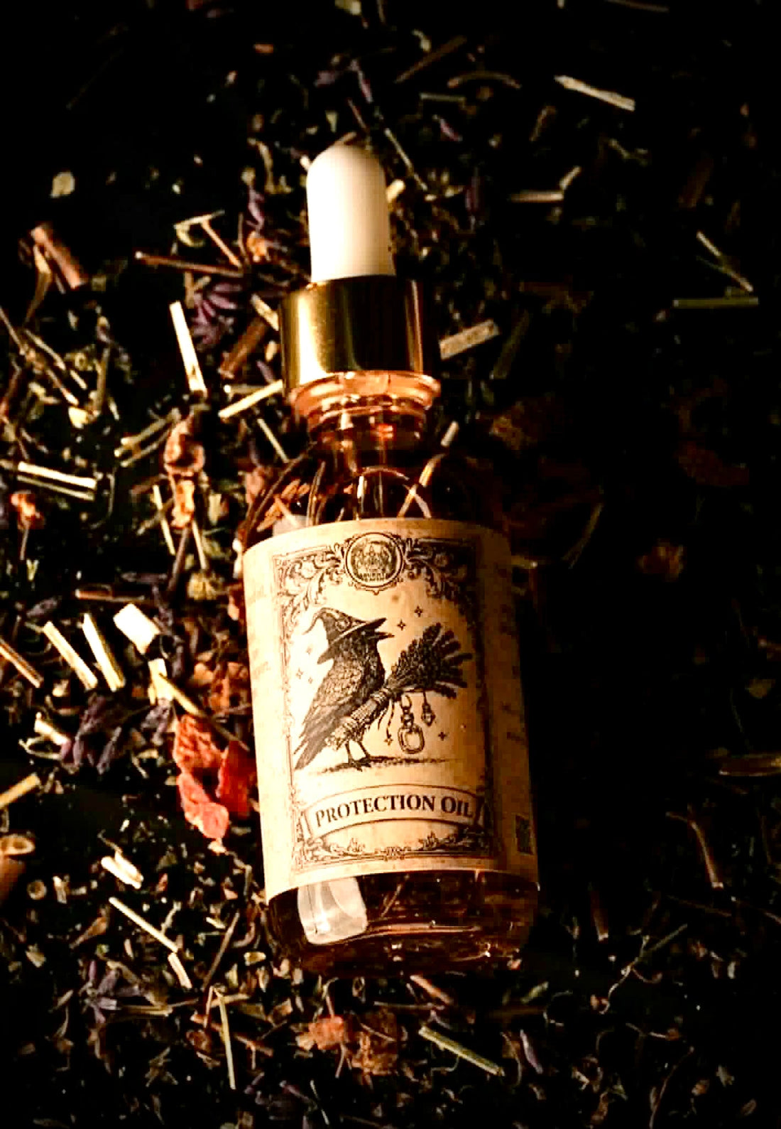 The Burnt Raven Protection oil 2oz