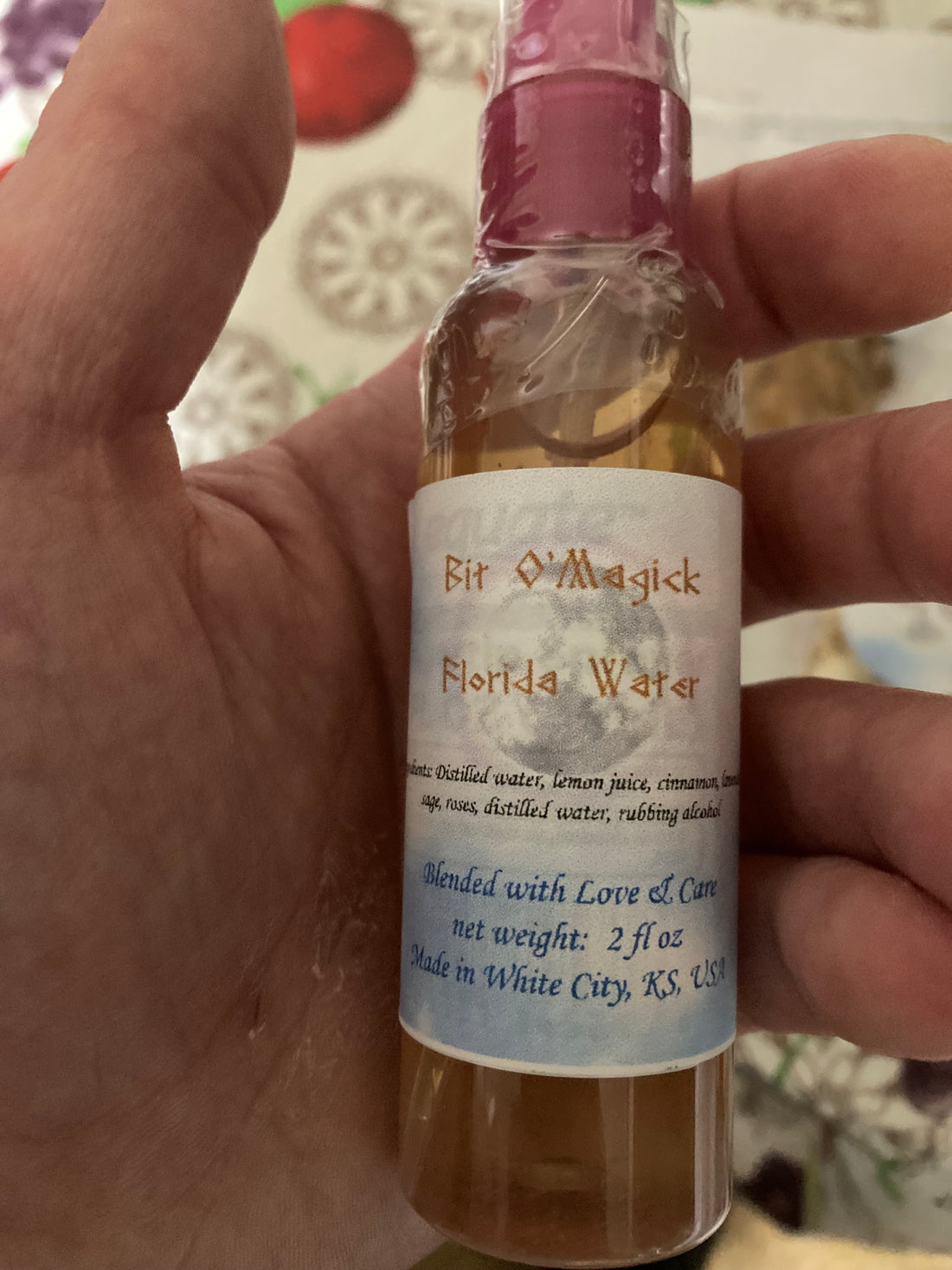 Handcrafted Florida Water 2 fl oz Bottle