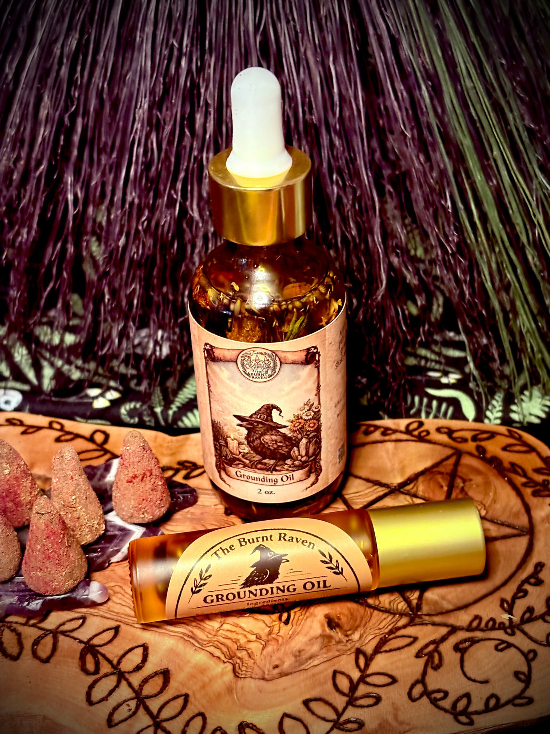 The Burnt Raven Grounding Oil | 10 ml Roller