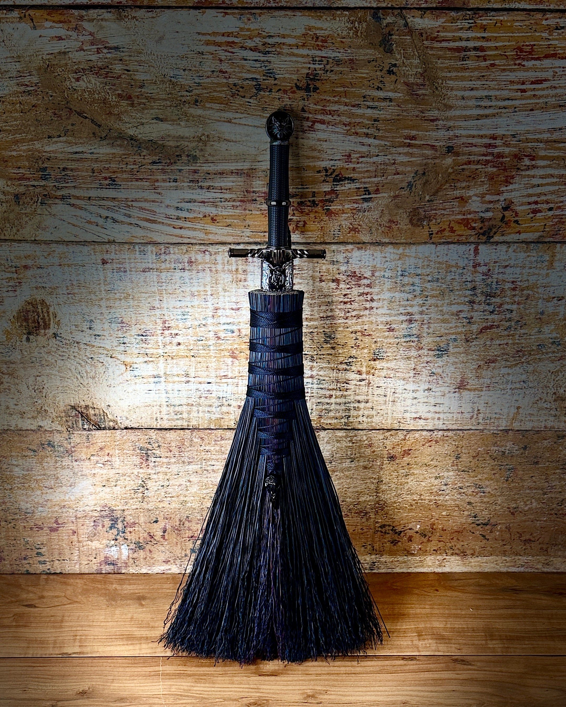 Raven Athame Broom