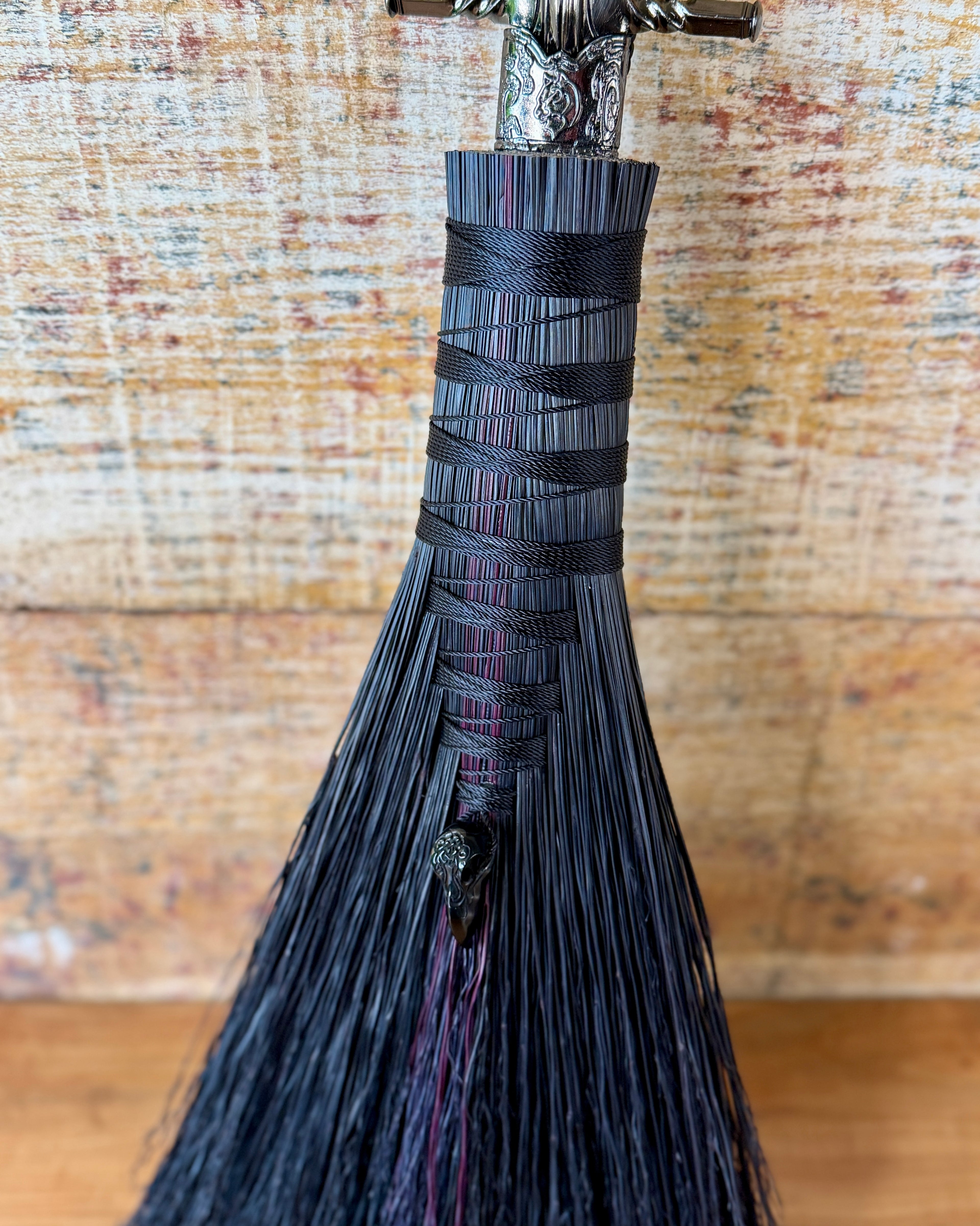 Raven Athame Broom