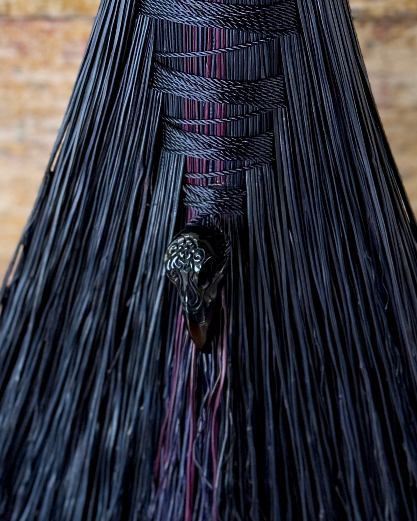 Raven Athame Broom