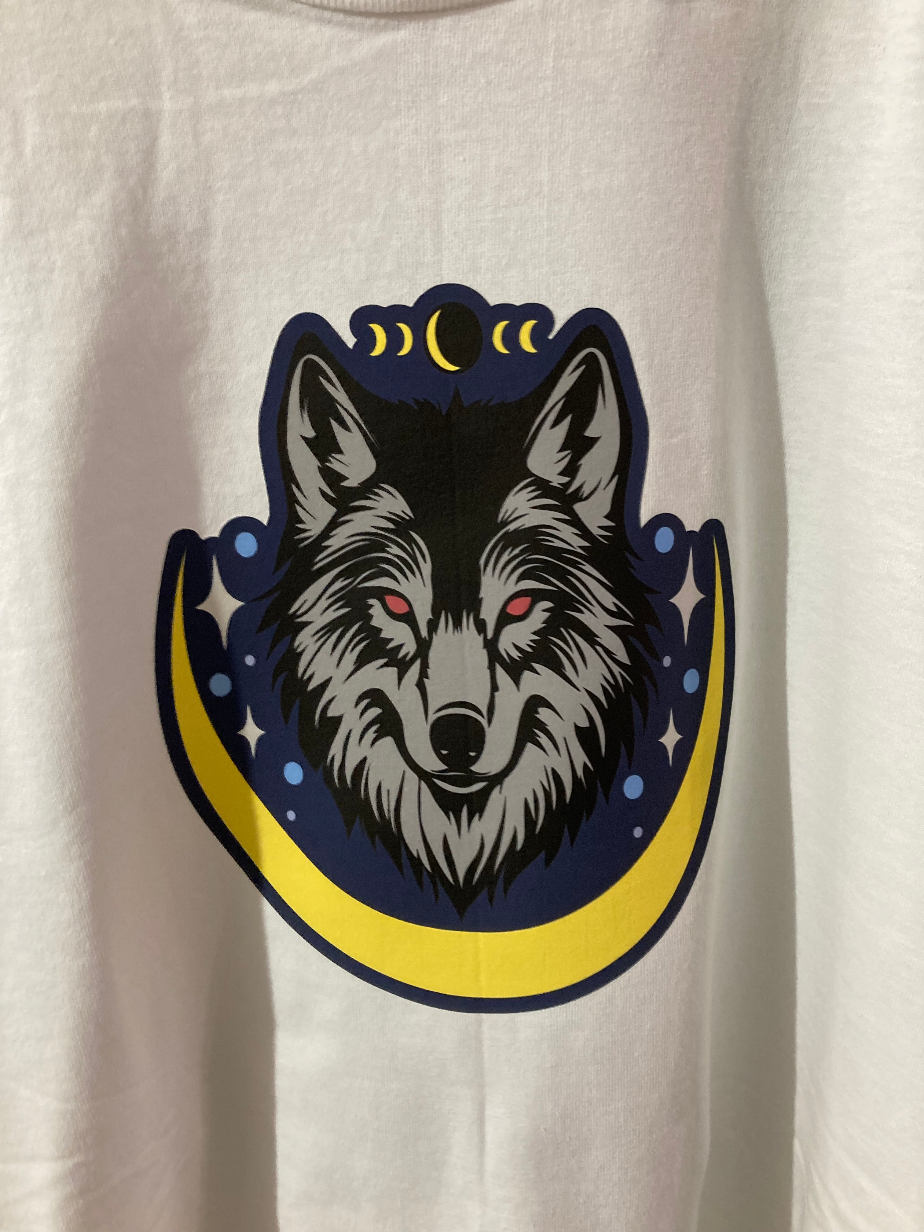 Handmade Mystical Wolf Large T-Shirt