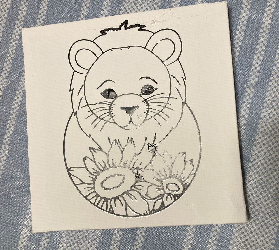 Handmade Paintable Canvases with Paint Set