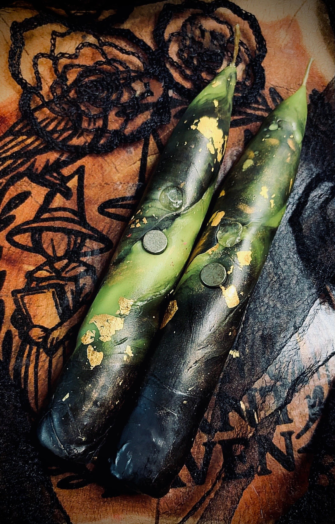 The Burnt Raven Abundance Spell Candle Set
