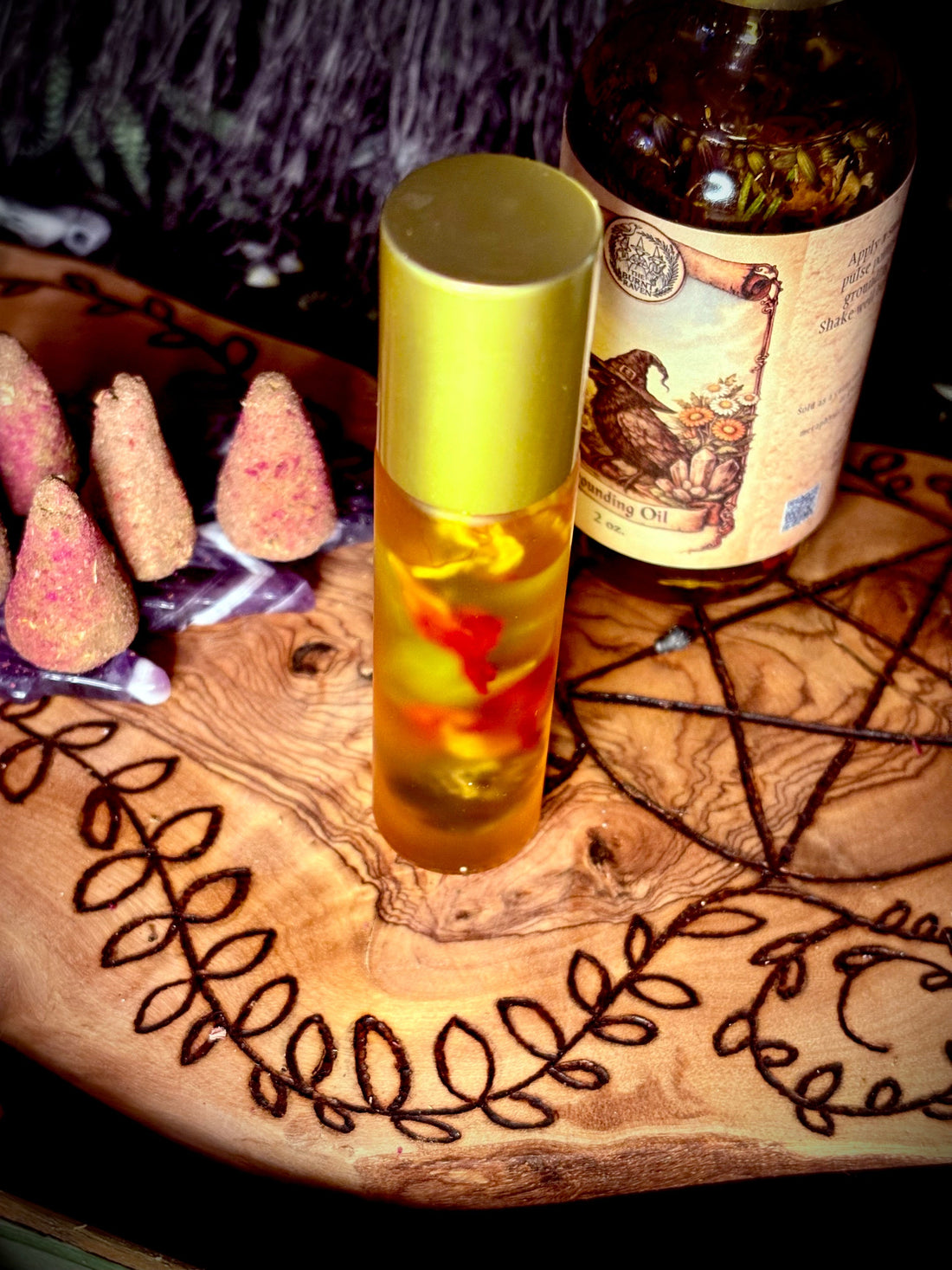 The Burnt Raven Grounding Oil | 10 ml Roller