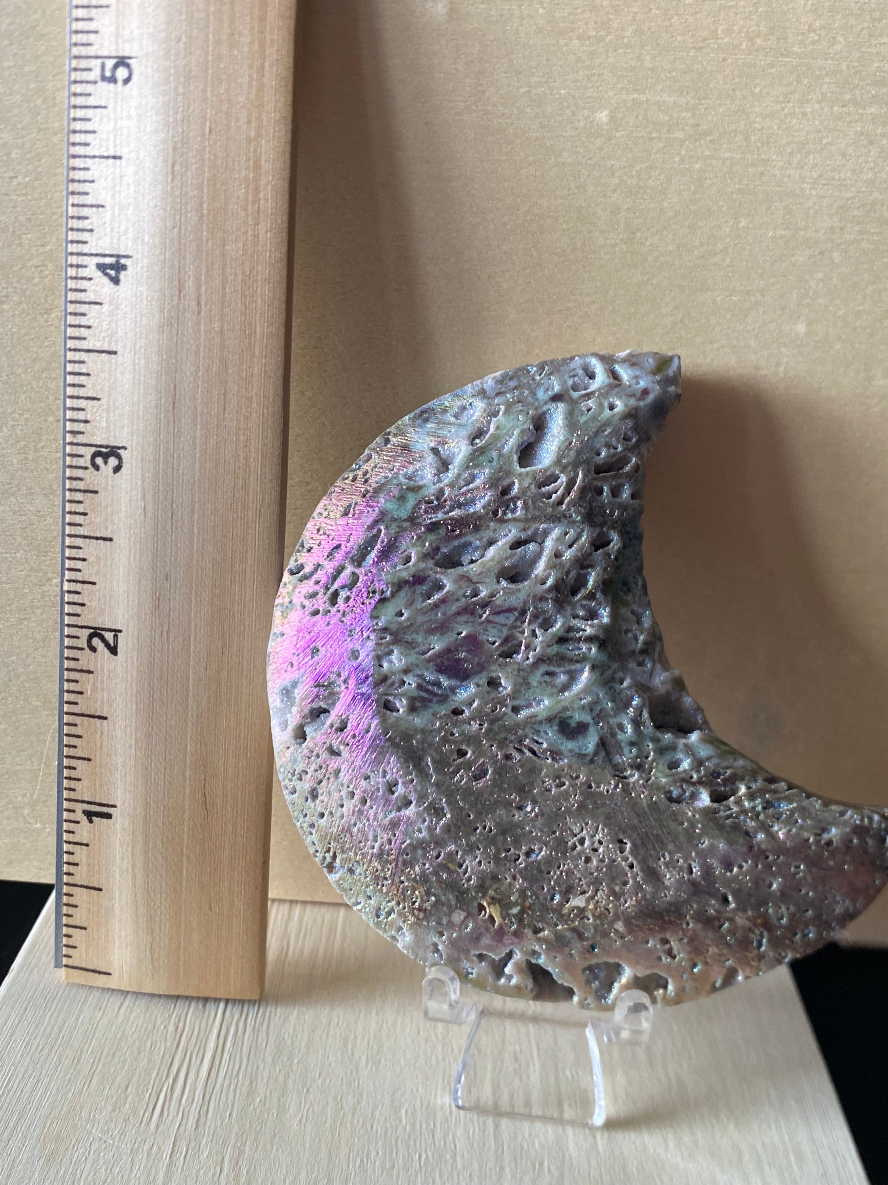 Aura Sphalerite Crescent Moon