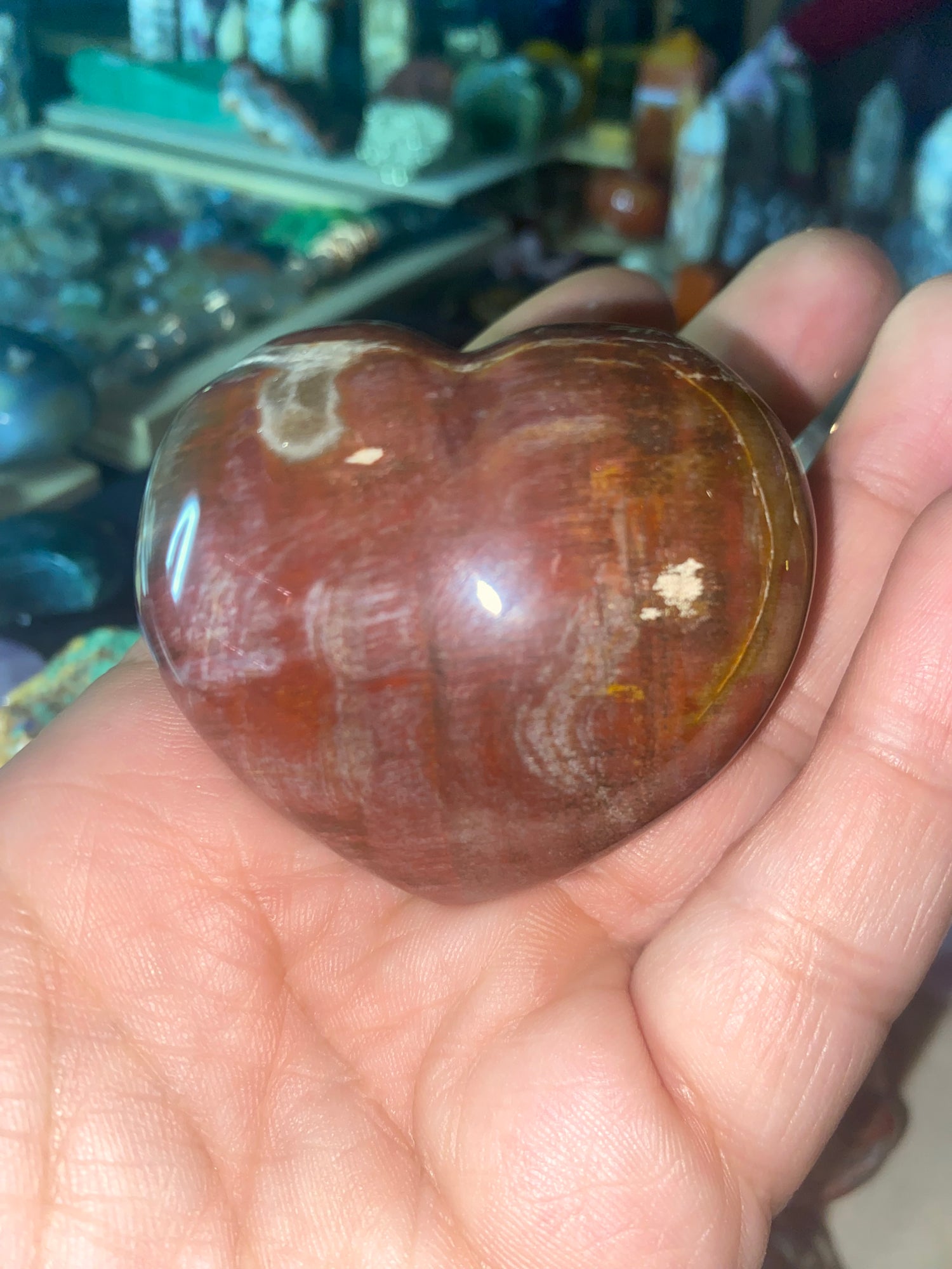 Ocean Jasper Heart