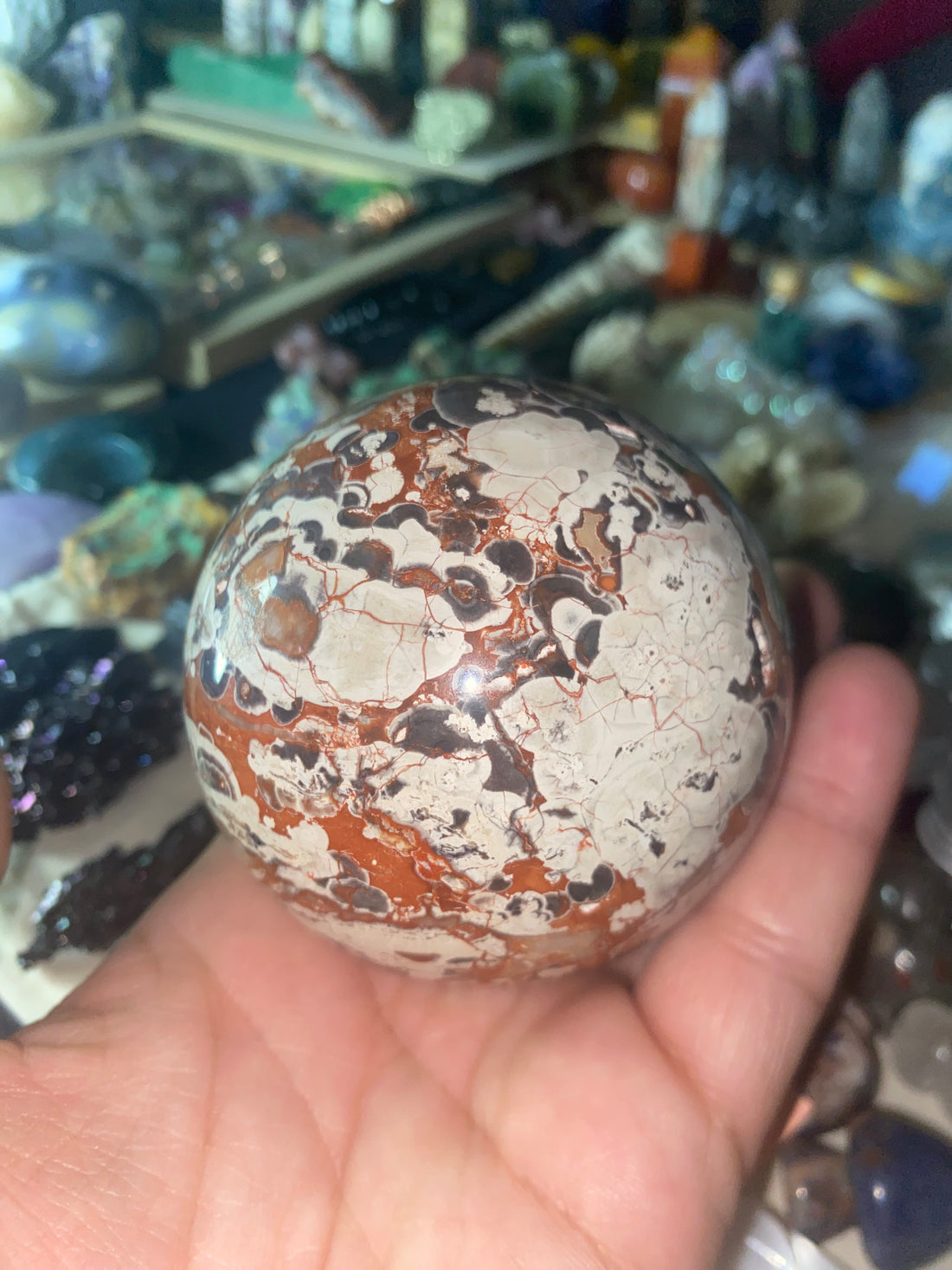 Money Agate Sphere