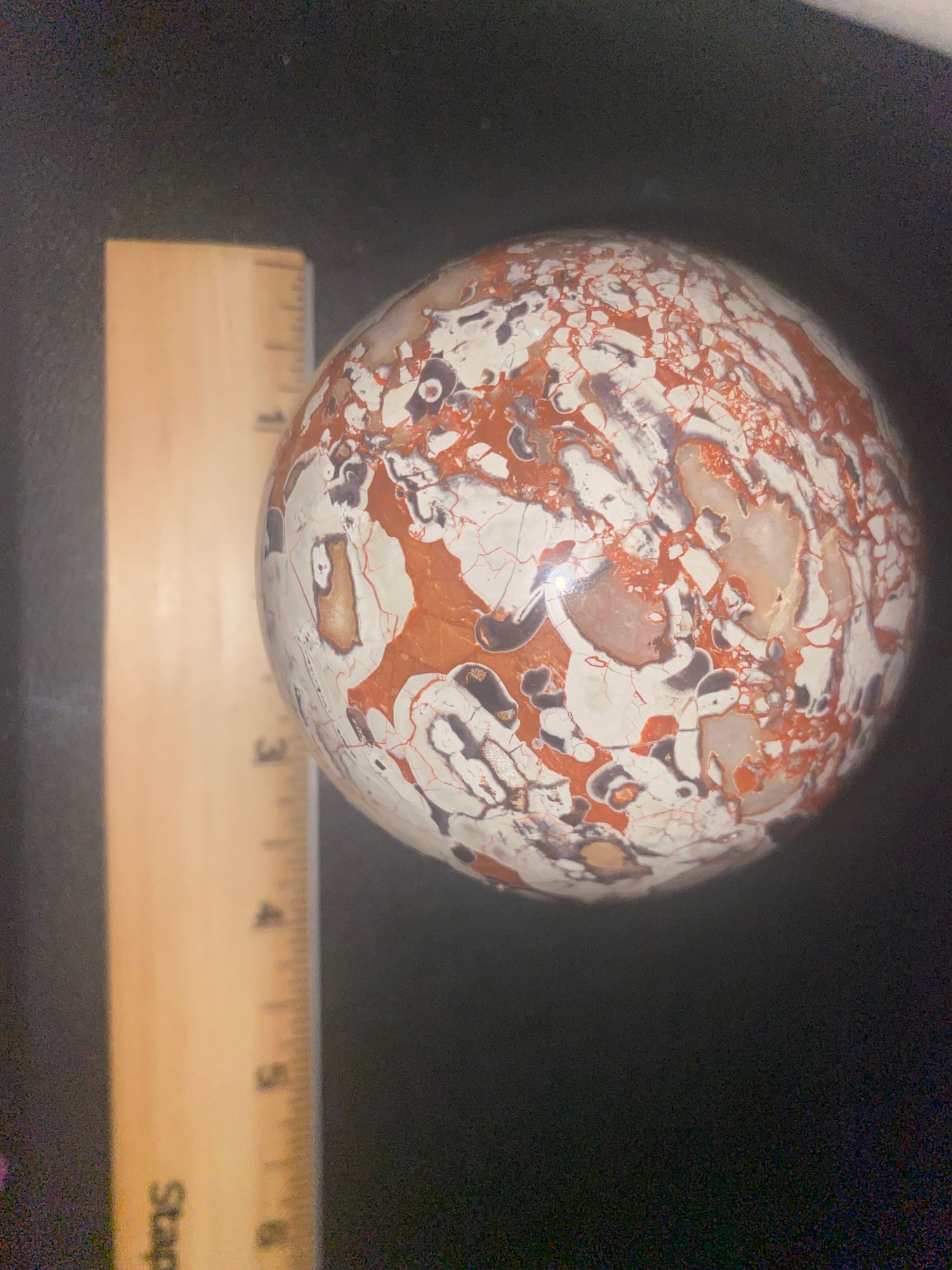 Money Agate Sphere