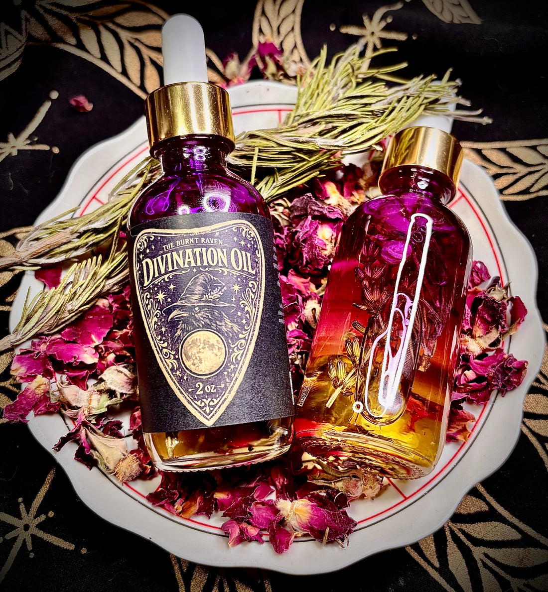 The Burnt Raven Divination Oil – 2 oz