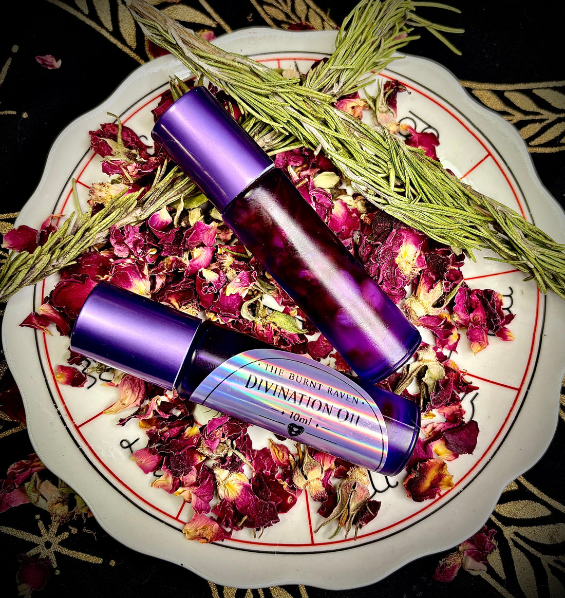 The Burnt Raven Divination Oil Roller – 10 ml