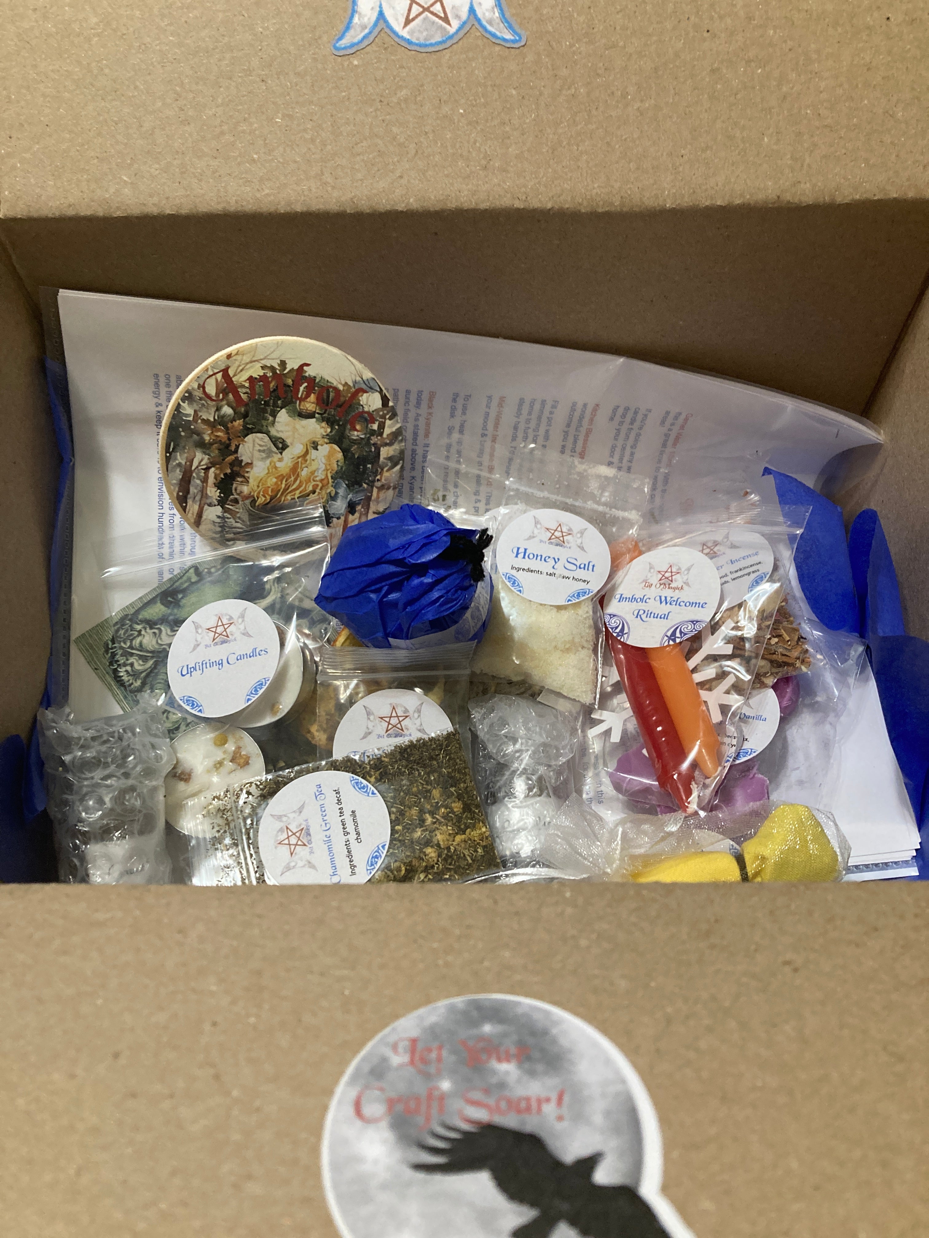 Small Monthly Wicca/Pagan Boxes Handcrafted