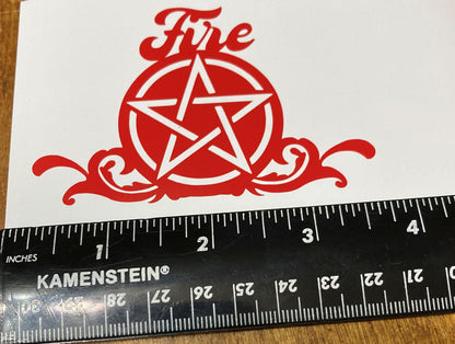 Handcrafted Elemental Decals