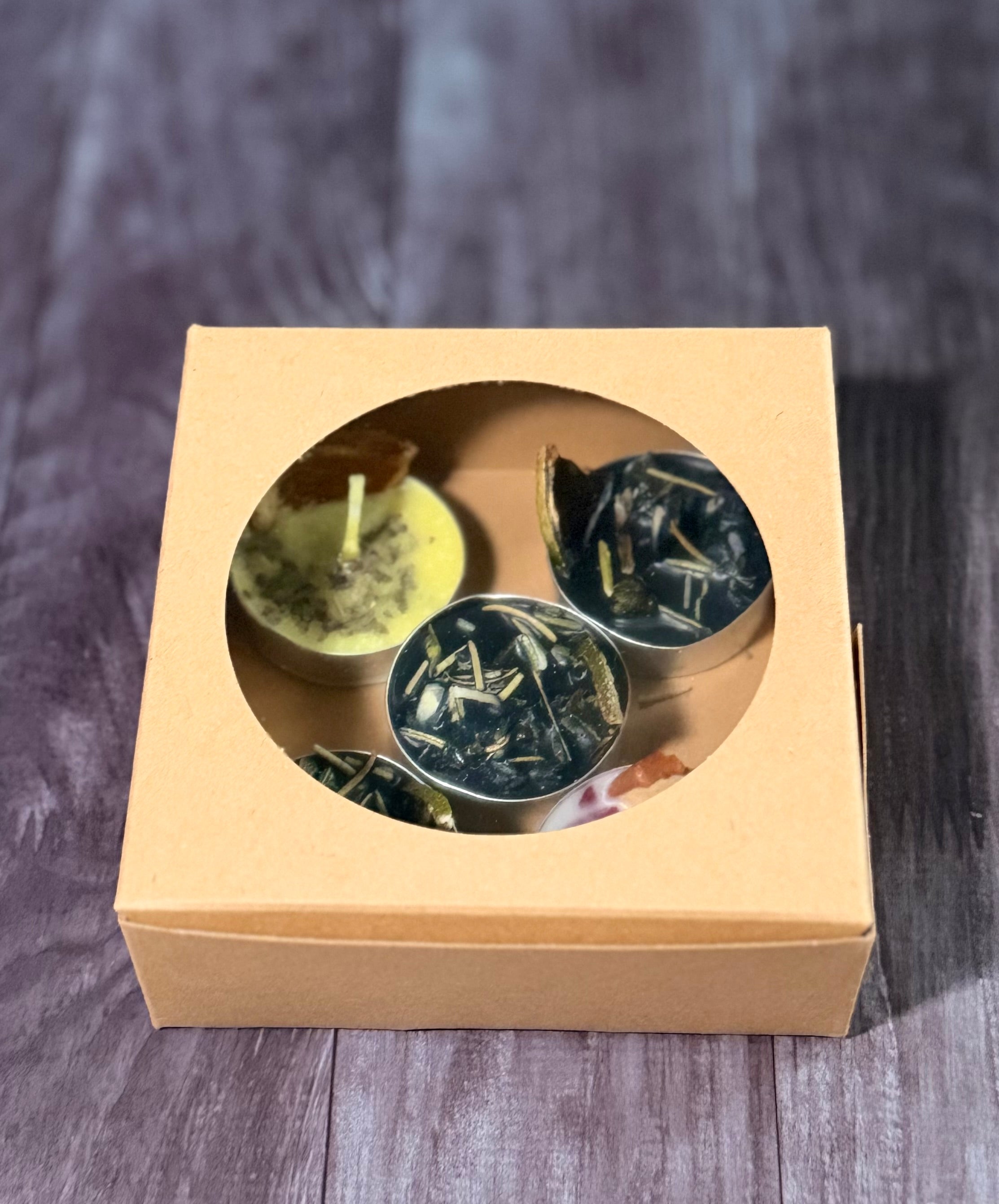 Spelled Candle Box