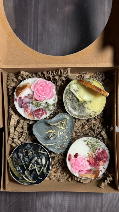 Spelled Candle Box