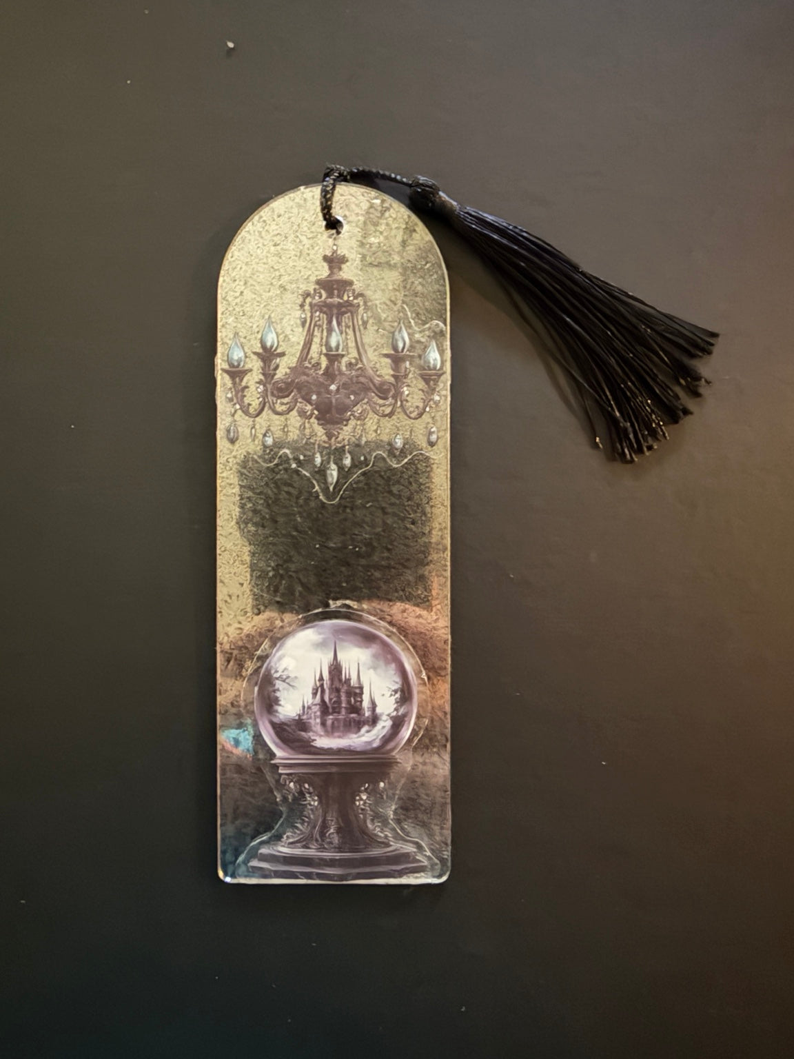 Mercury Glass Inspired Book Marks