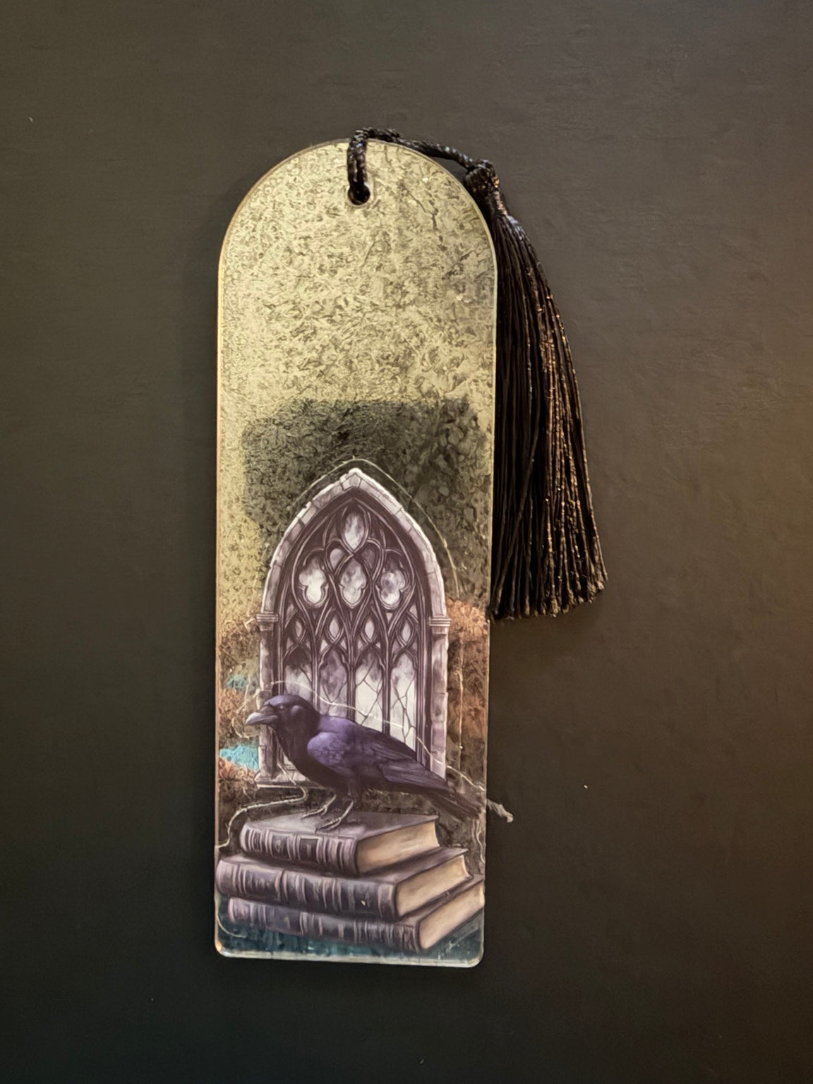 Mercury Glass Inspired Book Marks
