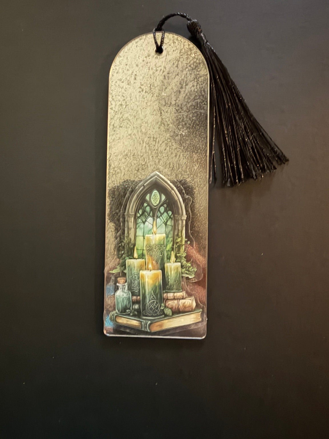 Mercury Glass Inspired Book Marks