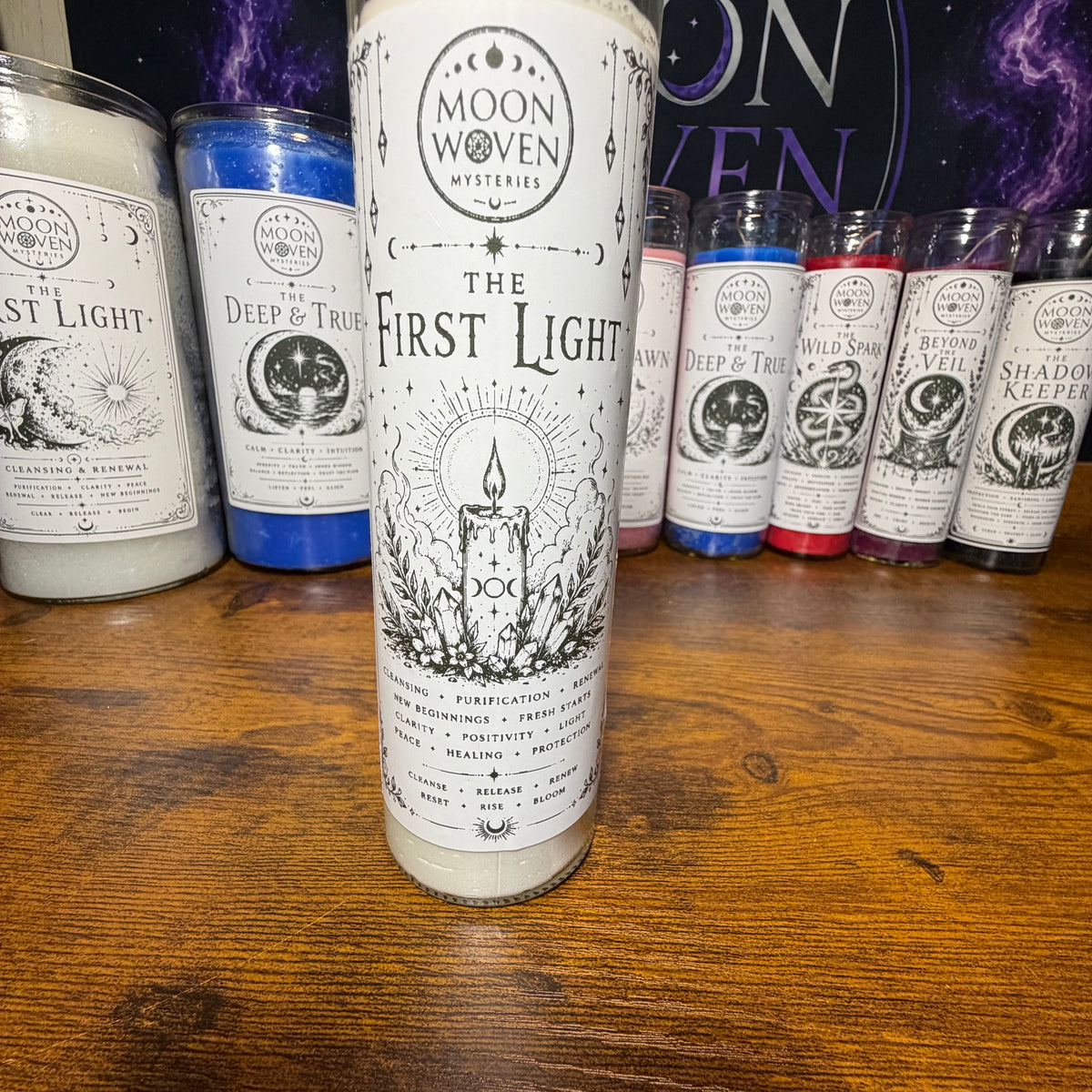 Moon Woven Candles