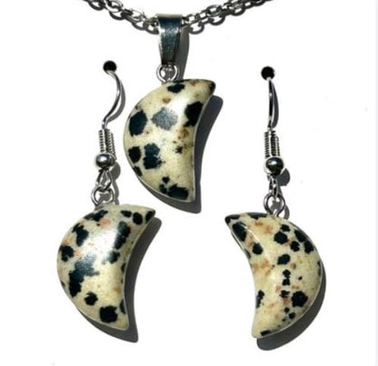 3 Piece Dalmatian Jasper Jewelry Set
