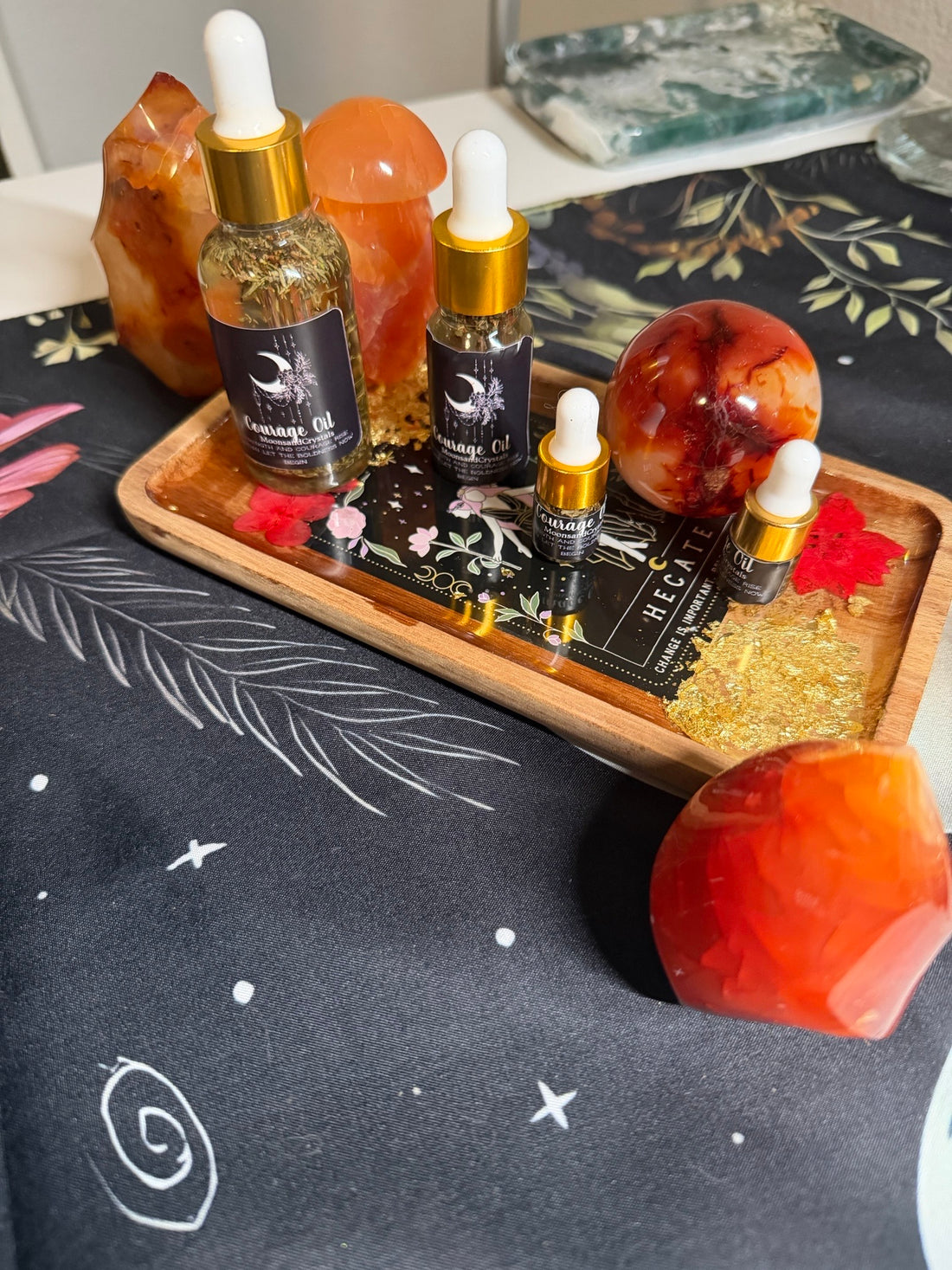 🔥 Courage Oil — Strength &amp; Bravery Ritual Blend 🔥