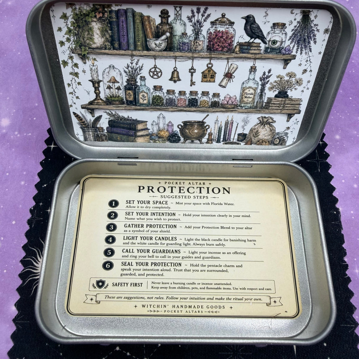 Teeny Protection Pocket Altar 🖤✨