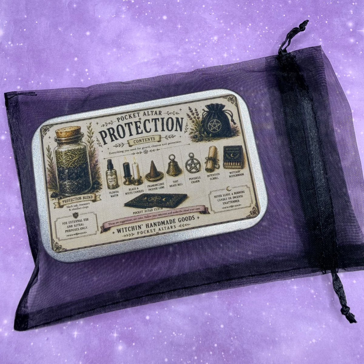 Teeny Protection Pocket Altar 🖤✨