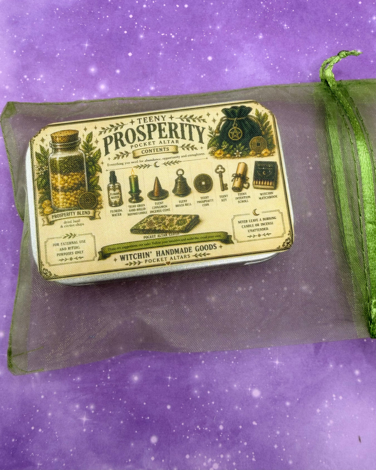 Teeny Prosperity Pocket Altar 💚✨