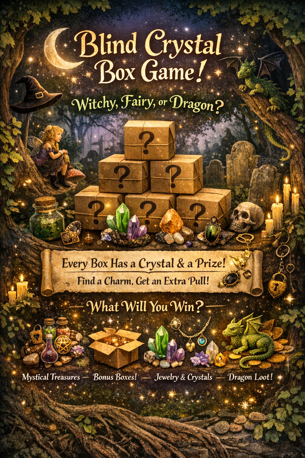 Crystal blind box game