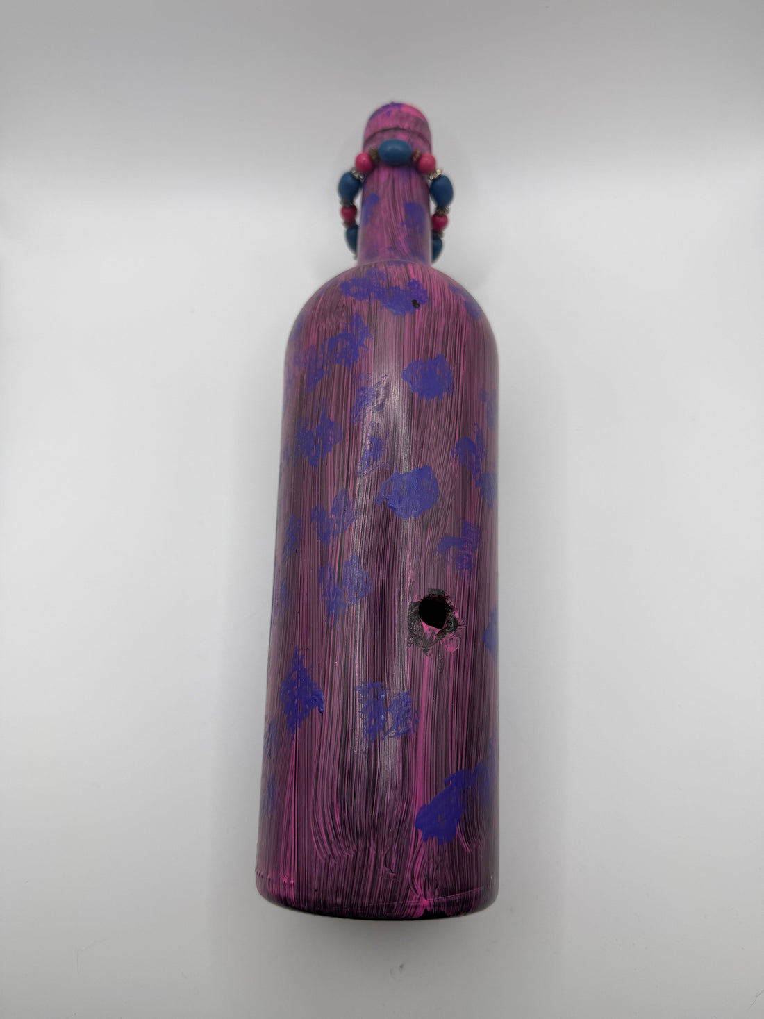 Hand Painted Incense Holder Wine Bottle