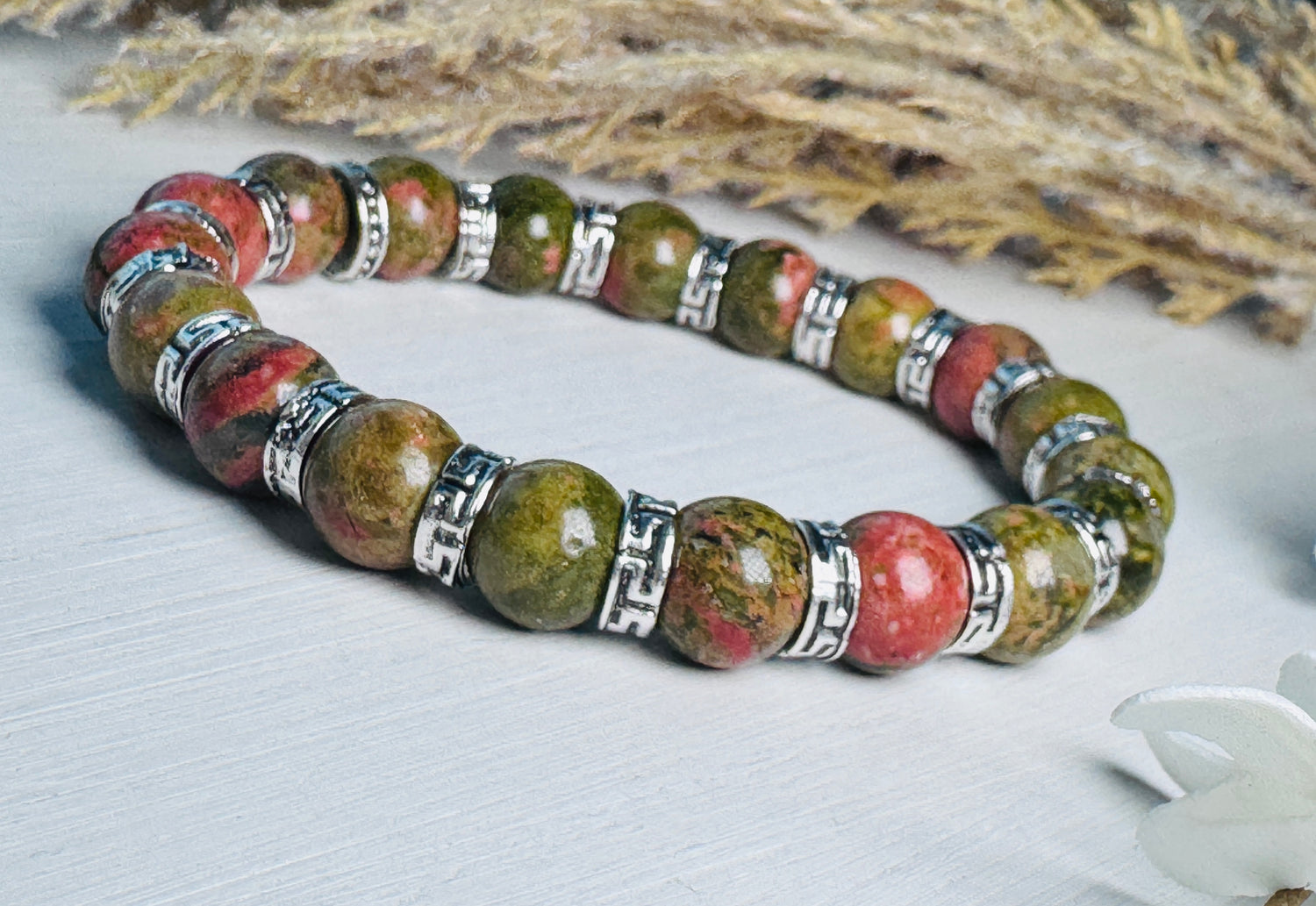 Sacred Balance Unakite Bracelet
